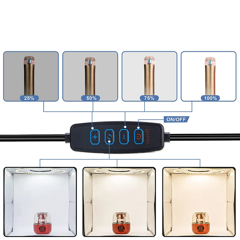 Caixa de luz para estúdio fotográfico de 30cm (12 polegadas)