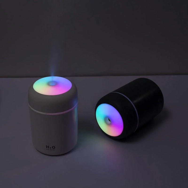 AromaFresh: Umidificador Ultrassônico com LED Colorido para Aromaterapia