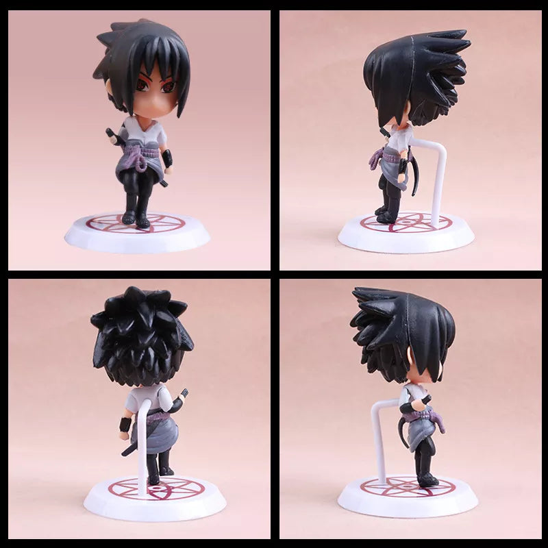 Naruto Sasuke Gaara Uchiha Madara Figura, 2 Estilo Personalidade Base Mini Figur