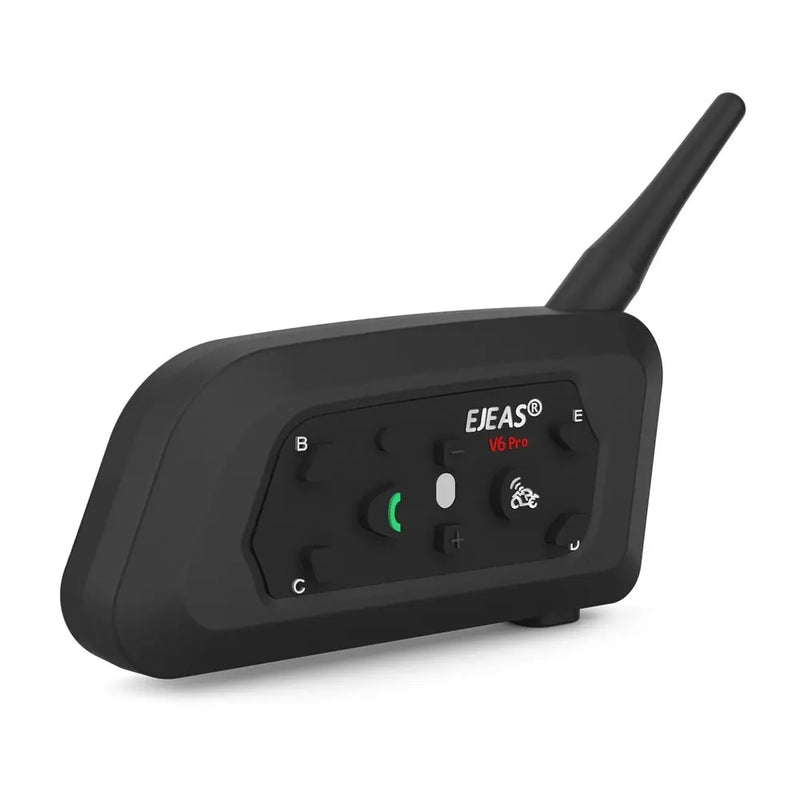 EJEAS V6 PRO Bluetooth Motocicleta Capacete Interfone Headset 6 Cavaleiros 1200m