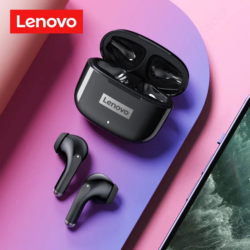 Fones de Ouvido Lenovo-LP40 Pro TWS: Liberdade e Qualidade de Som Superior