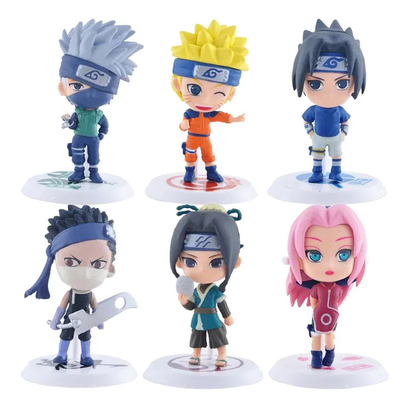 Naruto Sasuke Gaara Uchiha Madara Figura, 2 Estilo Personalidade Base Mini Figur