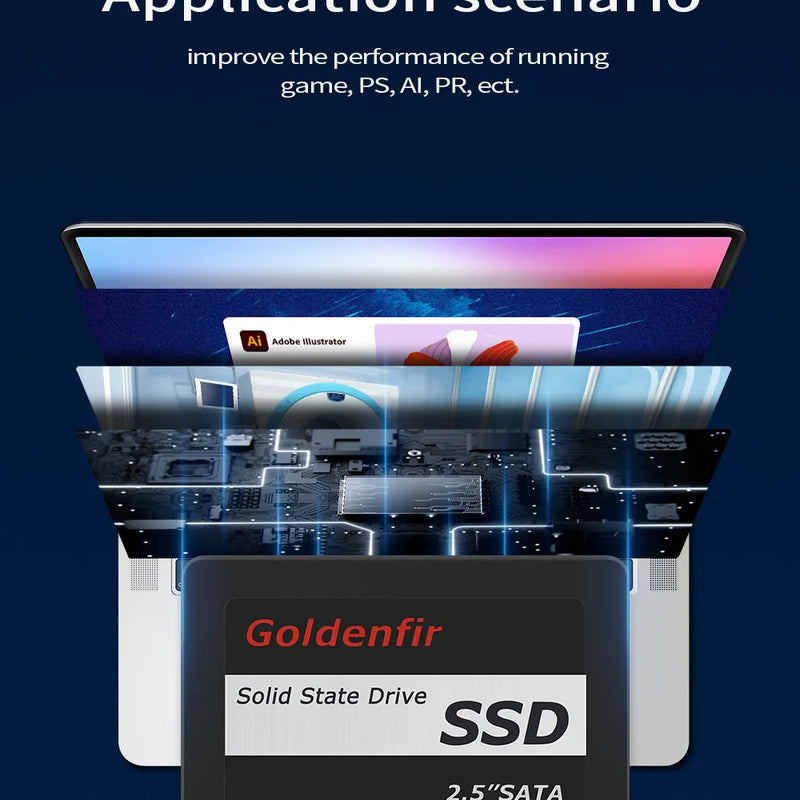 Goldenfir SSD 2,5": Desempenho de Próxima Geração para Todas as Necessidades