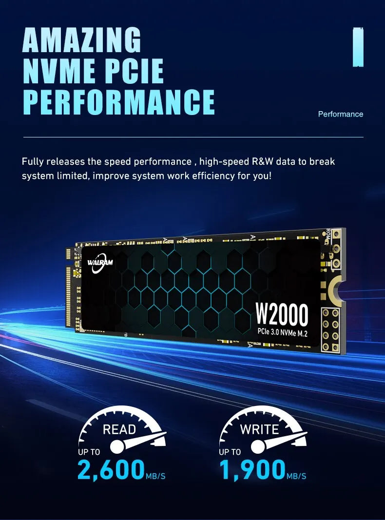 SSD WALRAM NVMe M.2 - O Upgrade Essencial para Desempenho Superior