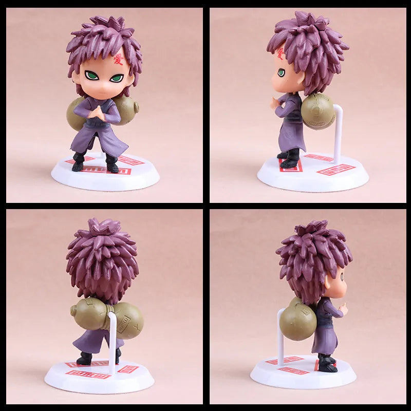 Naruto Sasuke Gaara Uchiha Madara Figura, 2 Estilo Personalidade Base Mini Figur