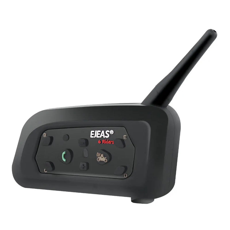 EJEAS V6 PRO Bluetooth Motocicleta Capacete Interfone Headset 6 Cavaleiros 1200m