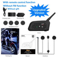 EJEAS V6 PRO Bluetooth Motocicleta Capacete Interfone Headset 6 Cavaleiros 1200m