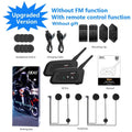 EJEAS V6 PRO Bluetooth Motocicleta Capacete Interfone Headset 6 Cavaleiros 1200m