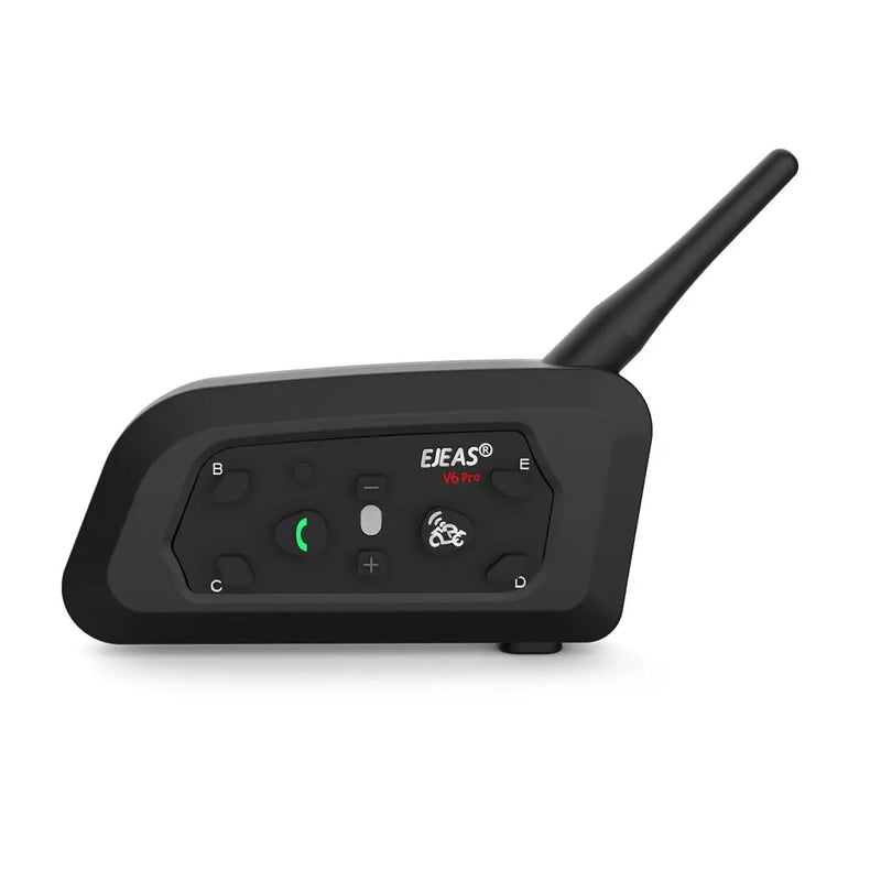 EJEAS V6 PRO Bluetooth Motocicleta Capacete Interfone Headset 6 Cavaleiros 1200m