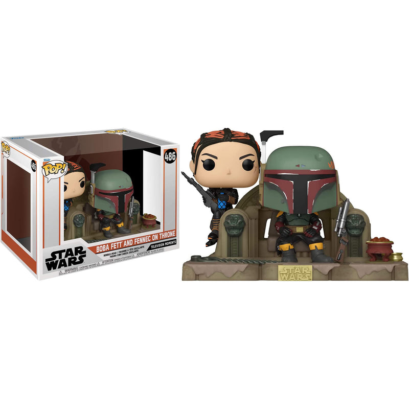 Boba Fett e Fennec no Trono - Star Wars - Funko Pop