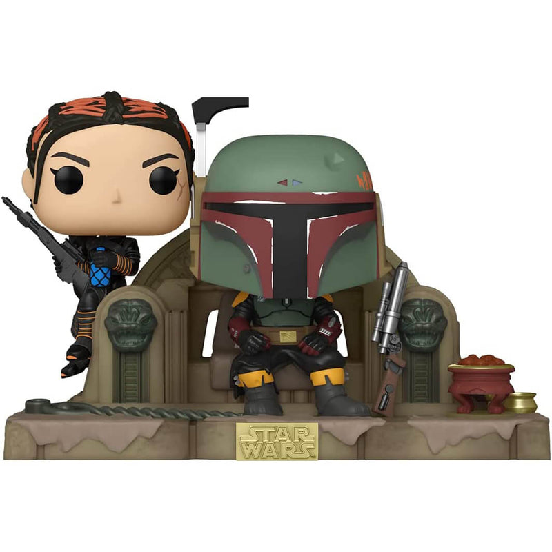 Boba Fett e Fennec no Trono - Star Wars - Funko Pop