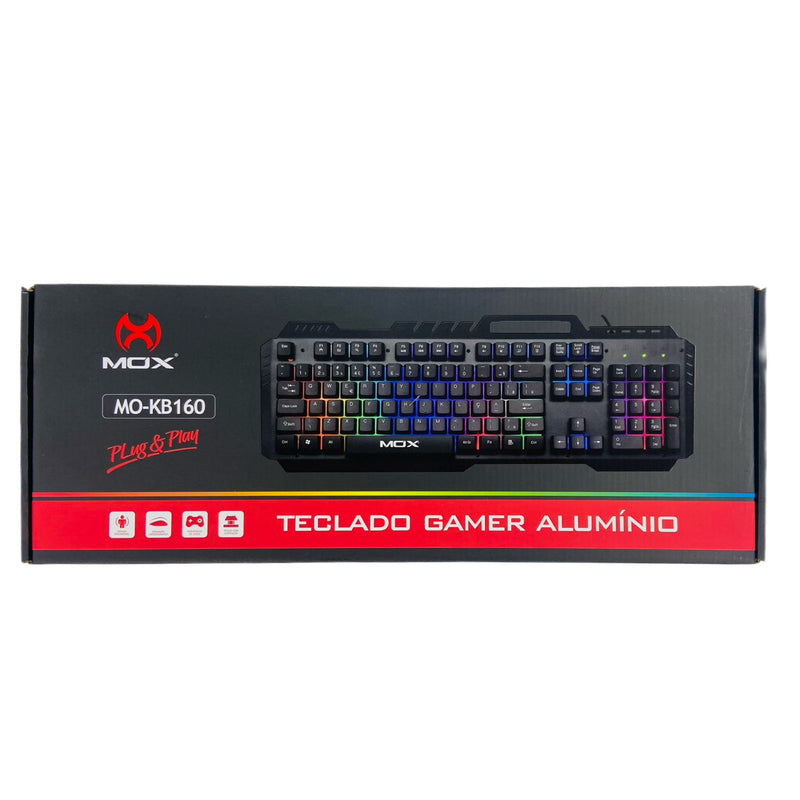 Teclado Mox Gamer Metálico: Desempenho e Estilo em uma Única Combinação