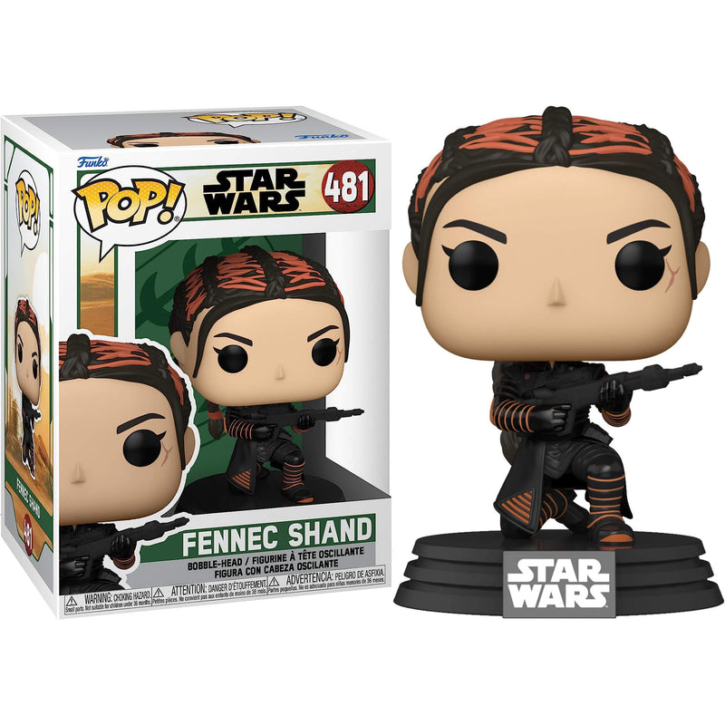 Funko Pop Fennec Shand  - Personagem de Destaque de Guerra nas Estrelas