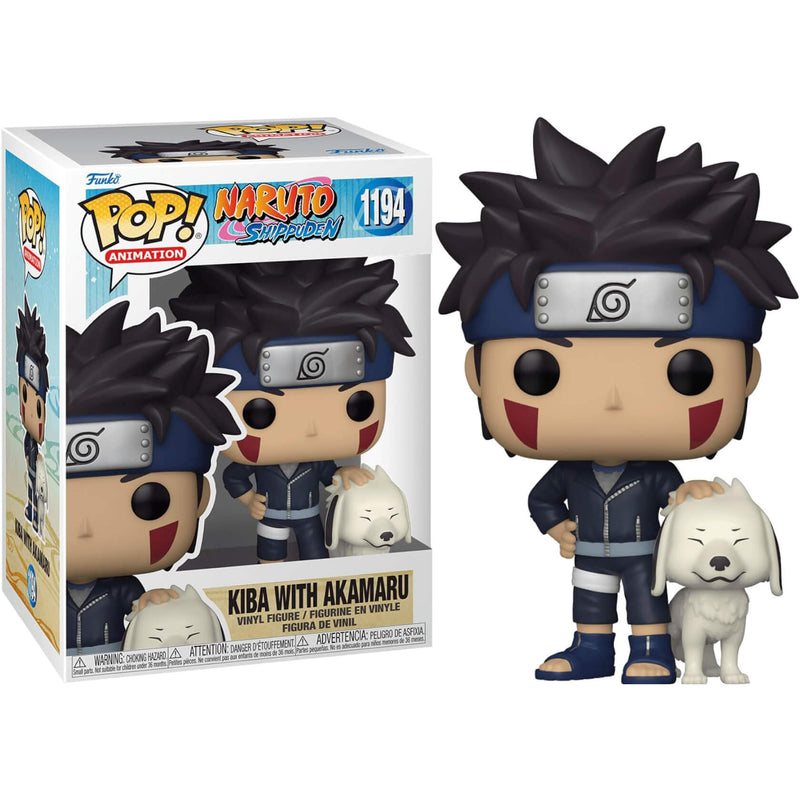 Kiba e Akamaru - Naruto Funko Pop  - Coleção Imperdível!